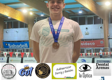Medalla de bronce en 200 estilos en el Campeonato de España para Pablo Candela