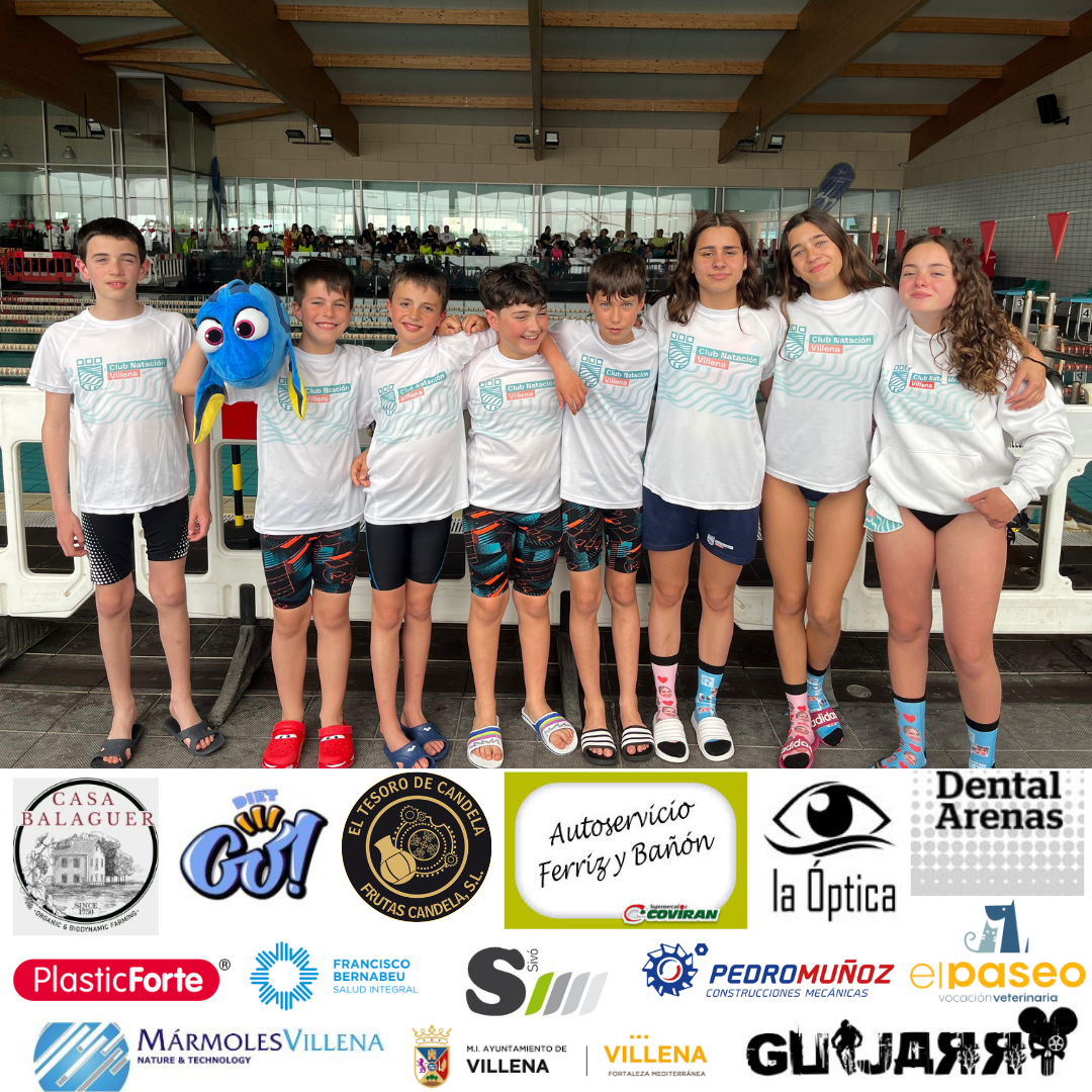 Grandes resultados en la quinta jornada de Liga de natación celebrada en Villena